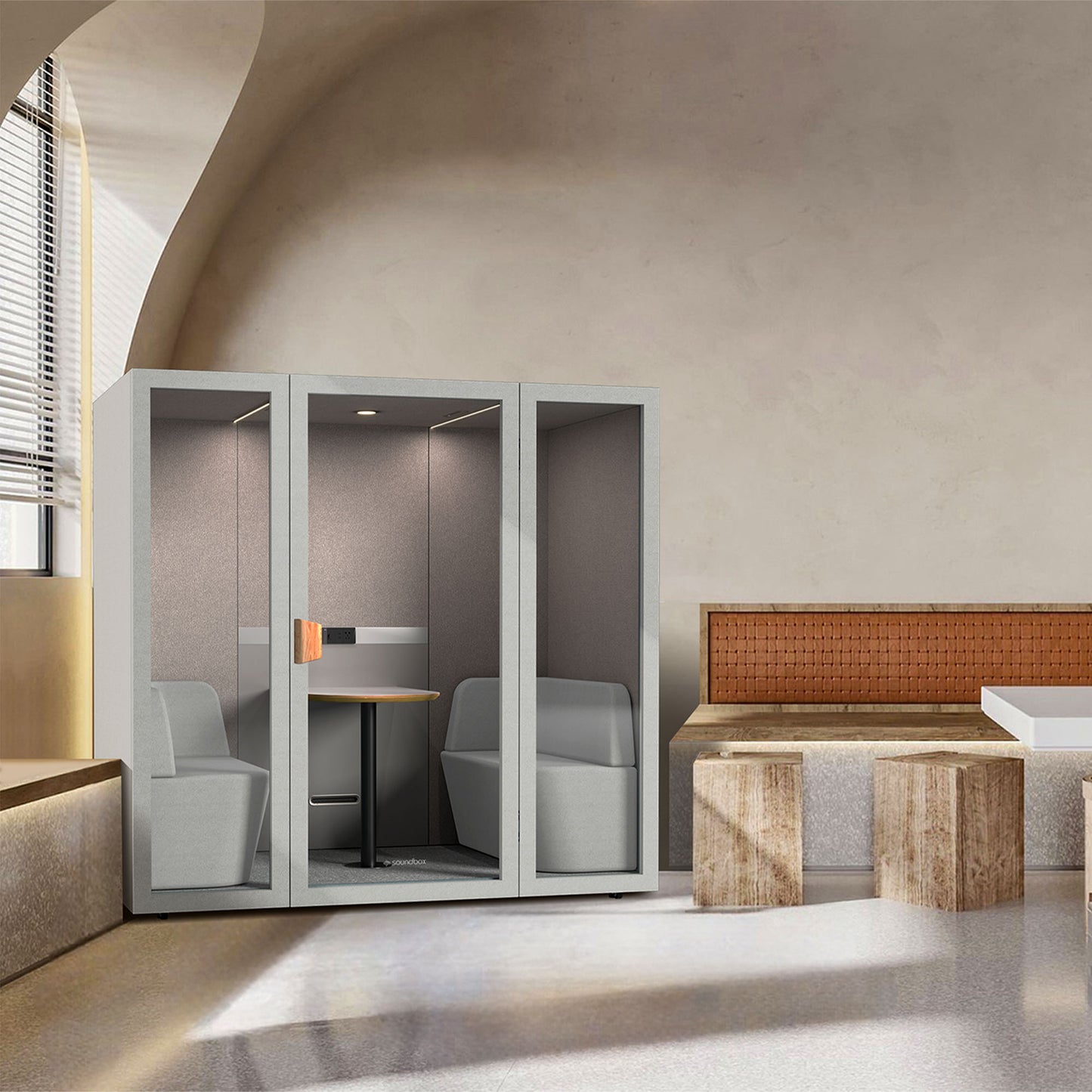 VR-L MeetingBox | Space-in-Room, Sound Isolation, per 4 persone