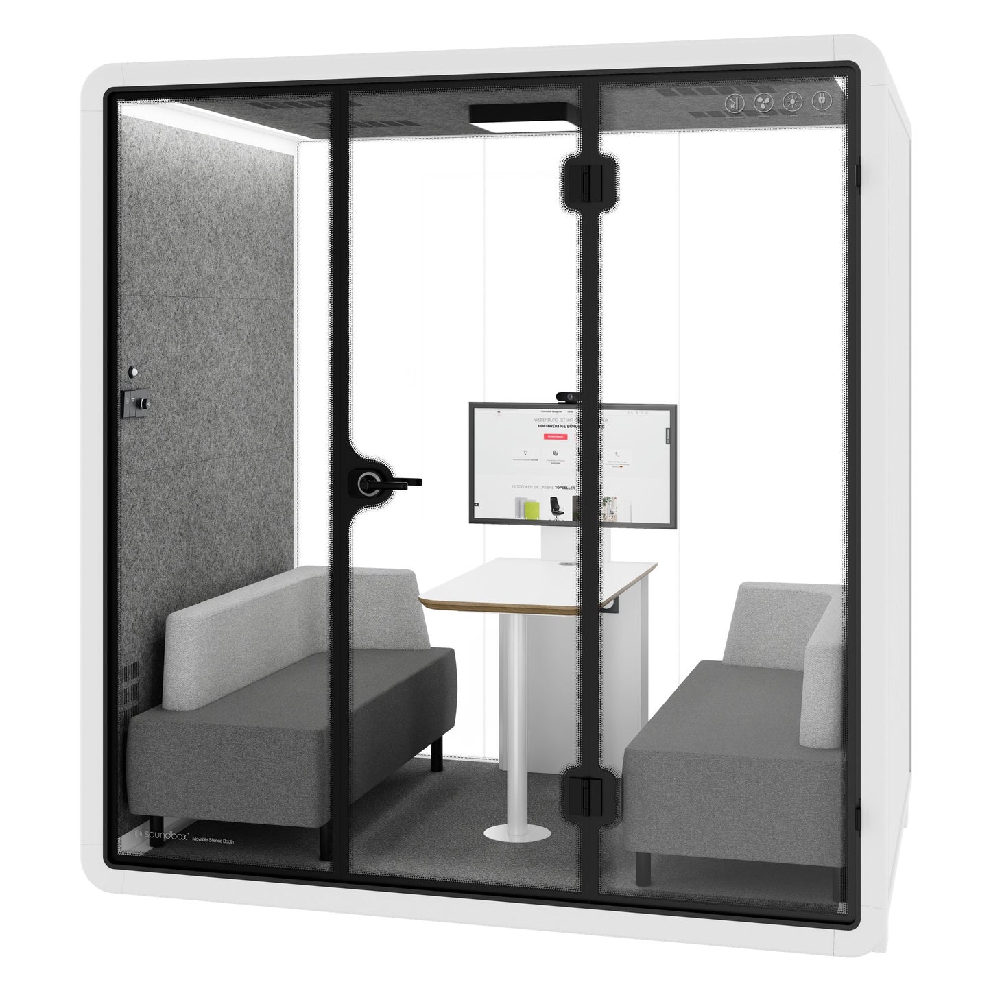VR-L MeetingBox | Space-in-Room, Sound Isolation, per 4 persone