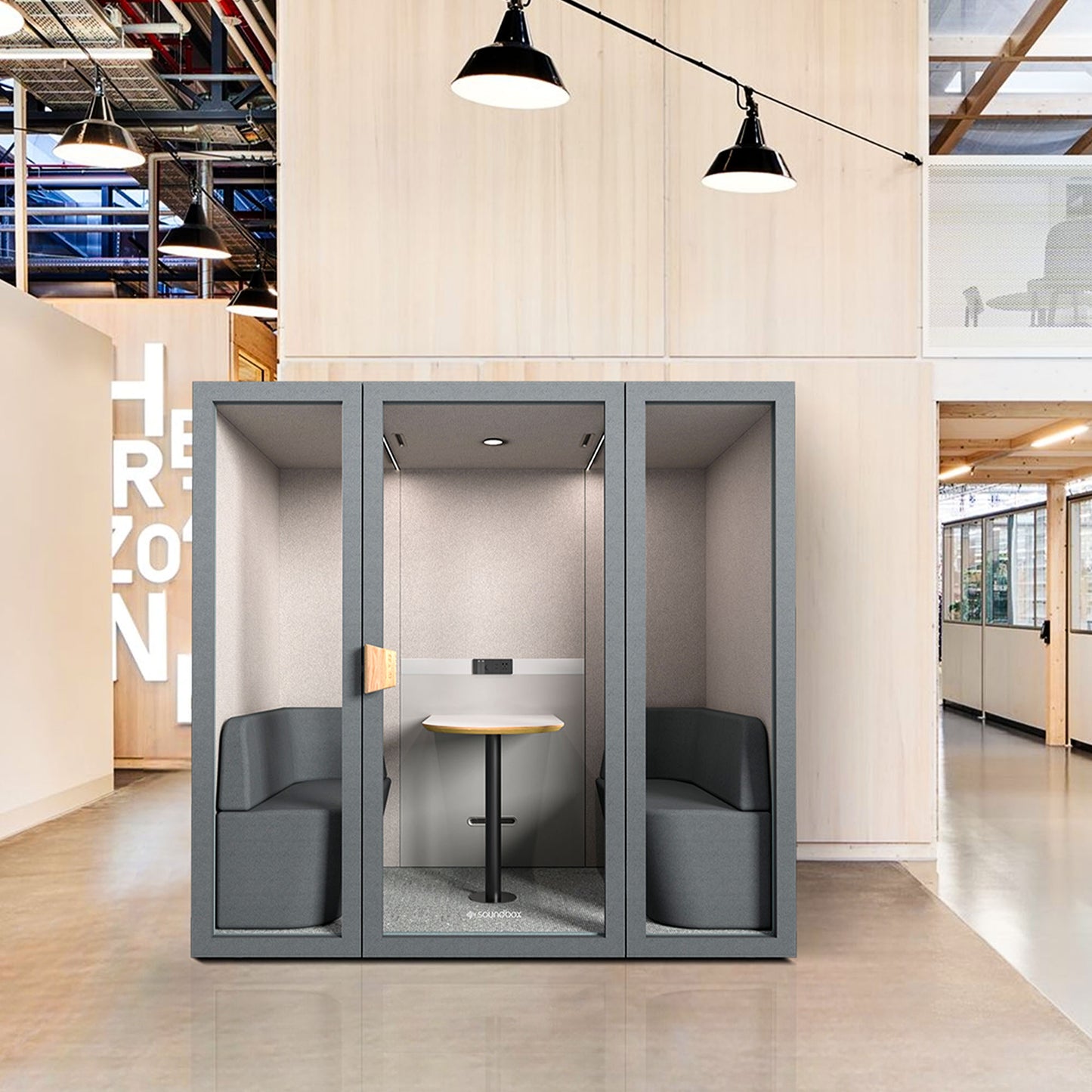 VR-L MeetingBox | Space-in-Room, Sound Isolation, per 4 persone