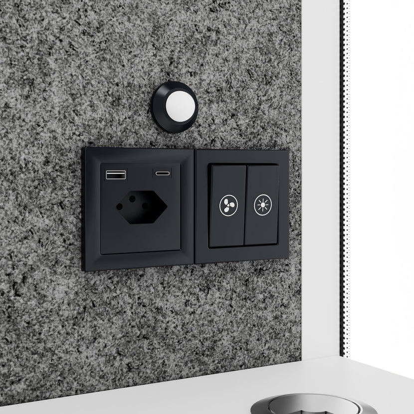 VR-M MeetingBox | Space-in-room, sound insulation, for 2 people