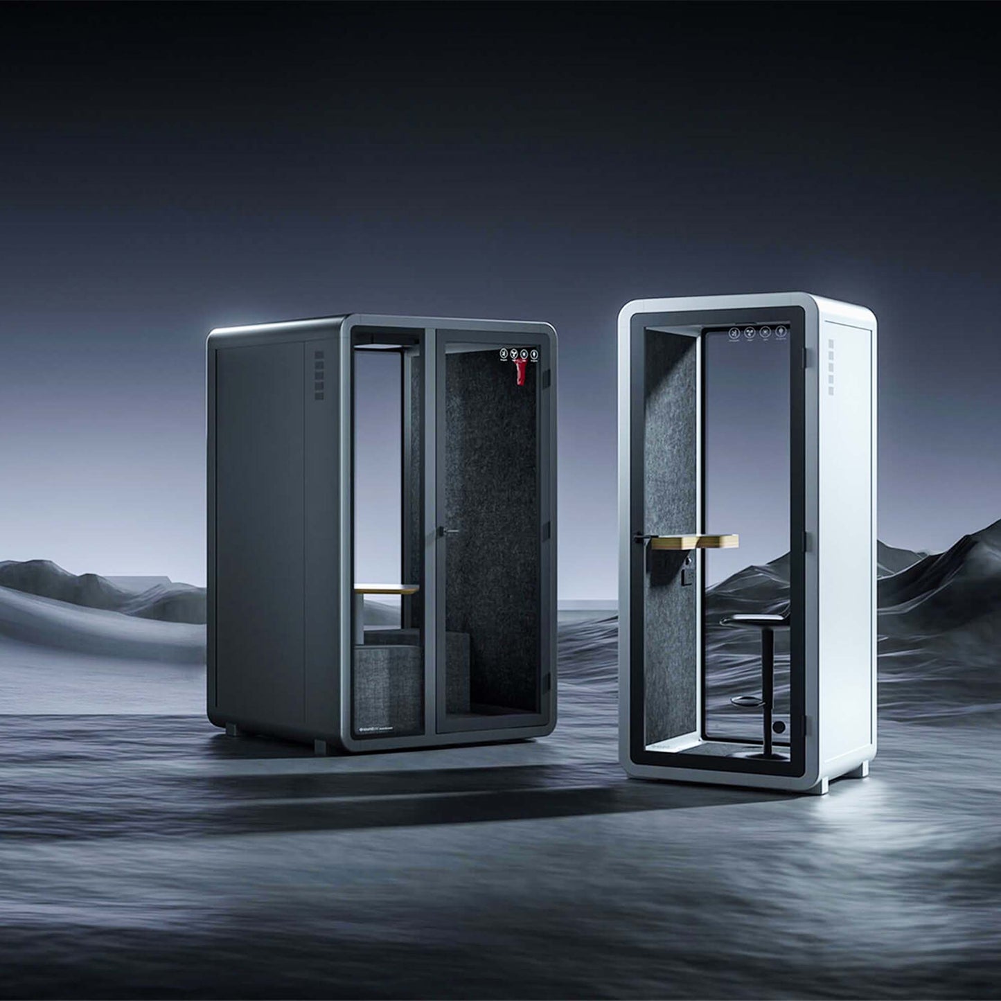 VR-S Telephone box | Space-in-room, sound insulation, for 1 person
