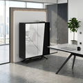 VYND Highboard | 1200 x 1470 mm, Quarzfront, Metallbeine, Türen mit Push-to-Open - 2 Thumbnail Image