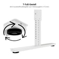 Scarico Angular Desk | 1800 x 1600 mm, regolabile in altezza manualmente, bianco - 5 Thumbnail Image
