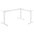 SCALE corner desk frame | 1075 - 1800 x 1075 - 1800 mm, manually height-adjustable, white - 1 Thumbnail Image