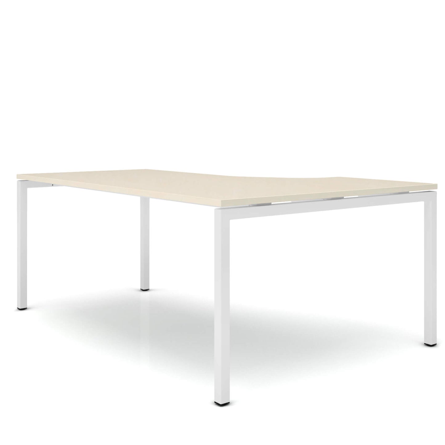 NOVA angle desk | Angle left, 1800 x 1200 mm, maple