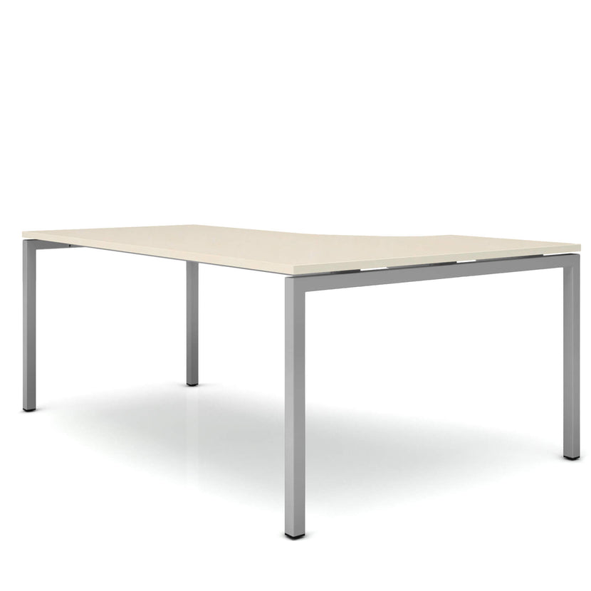 NOVA angle desk | Angle left, 1800 x 1200 mm, maple