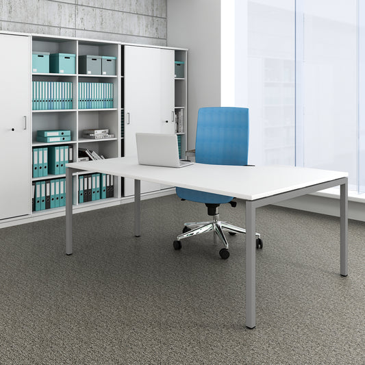 NOVA Angolo scrivania | Angolo a sinistra, 1800 x 1200 mm, bianco