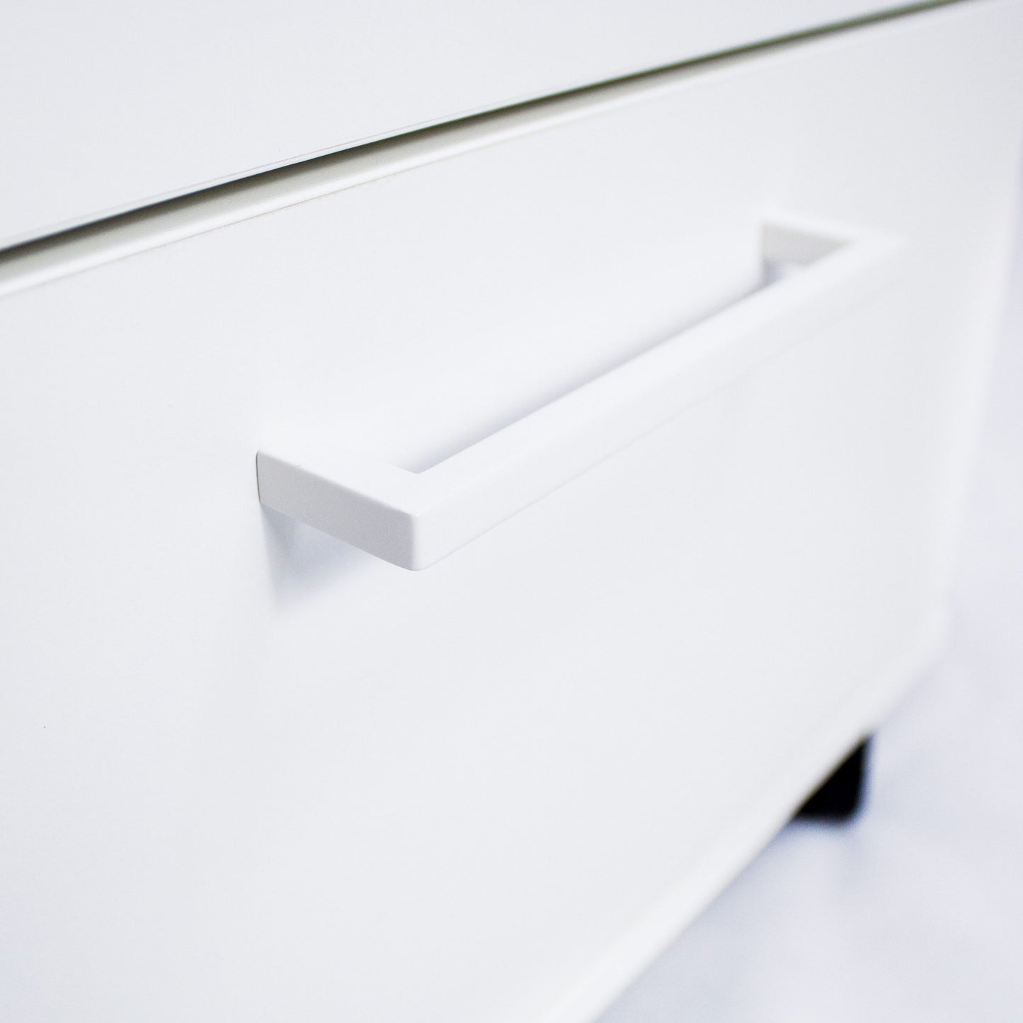 NOVA Winkelkombination | Mit Standcontainer, Winkel rechts, 1800 x 1630 mm, Weiß