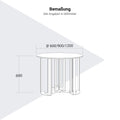 ZooZoo Beistelltisch | Runde oder elliptische Tischplatte - 25 Thumbnail Image