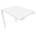 NOVA Bureau d'appoint U | 800 x 600 mm, blanc - 2 Thumbnail Image