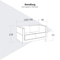 profim – Vancouver Lite Sofa | 4-Fuß- oder Kufengestell, 2-3 Sitzer - 11 Thumbnail Image