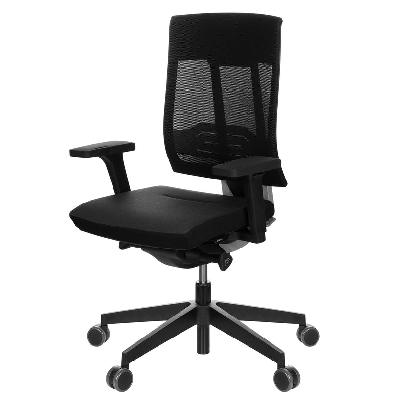 profim - XENON 101 SFL Net Office Swivel Chair | Support de la lordose, retour en arrière, noir