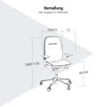 profim - PACE Bürodrehstuhl | Synchronmechanik, Netzrücken - 7 Thumbnail Image