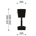 profim - MICKEY Sitzhocker | Ø 360 mm, Sitzhöhe 570 - 900 mm - 8 Thumbnail Image