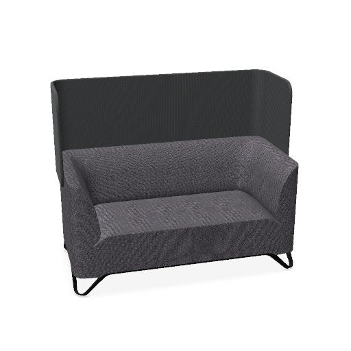 profim - SoftBox Couch | 2- oder 3-Sitzer, Kufengestell