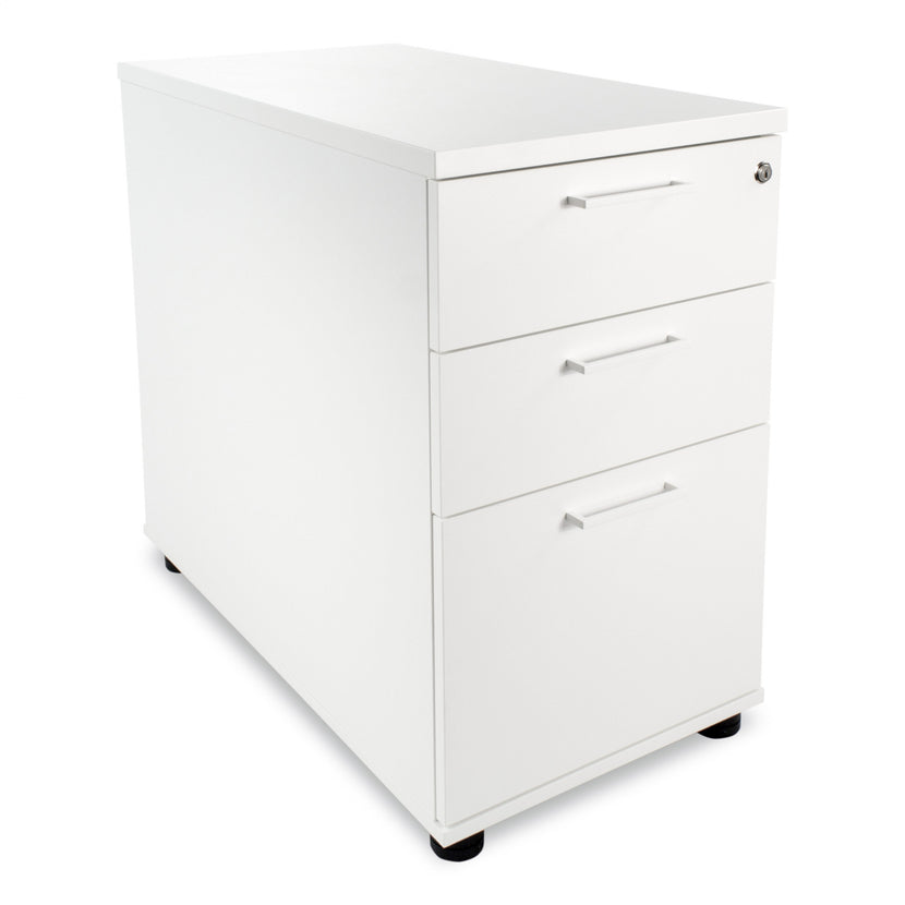 OPTIMA Conteneur de support | 800 mm de profondeur, blanc