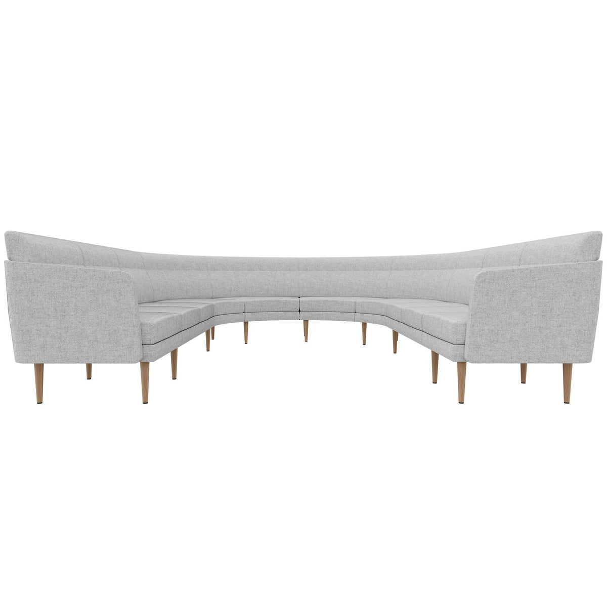 ARCIPELAGO Sofa | 10-seater, curved, upholstery fabrics BERTA / SYNERGY  - 2 Lightbox Main Image