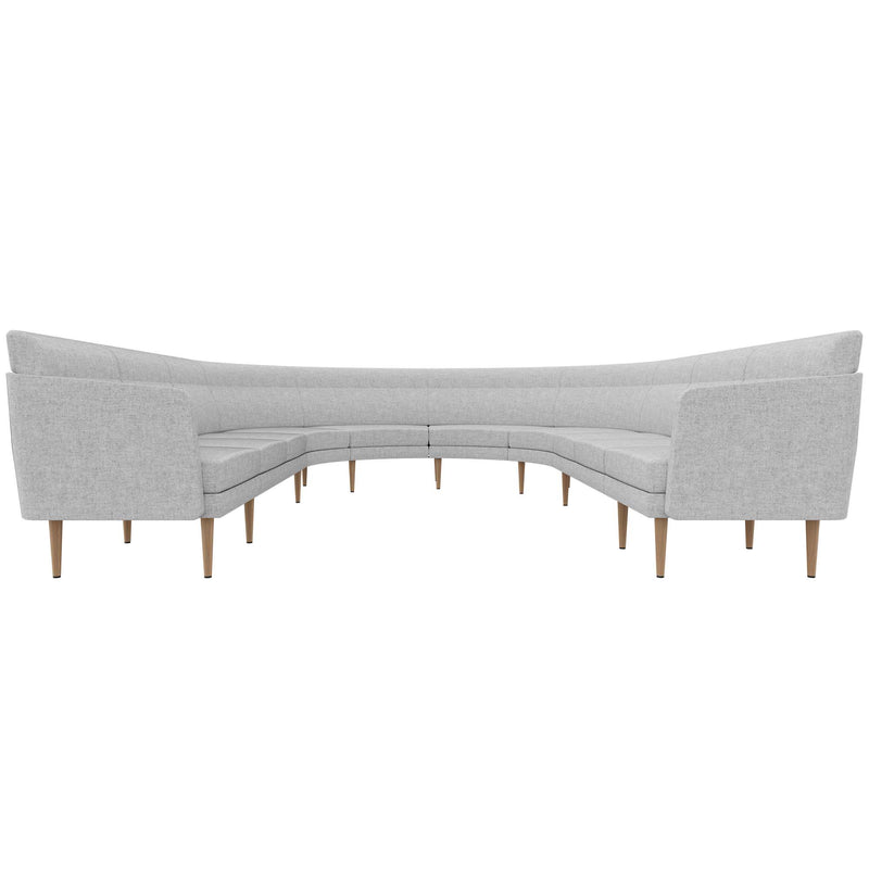 ARCIPELAGO Sofa | 10-seater, curved, upholstery fabrics BERTA / SYNERGY  - 2 Main Image