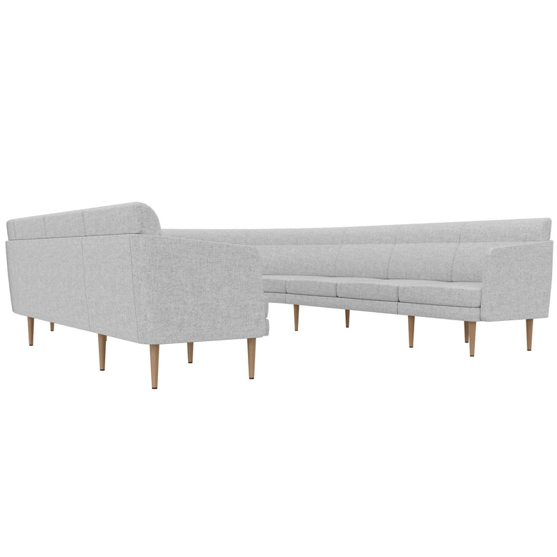 ARCIPELAGO Sofa | 10-seater, curved, upholstery fabrics BERTA / SYNERGY  - 3 Main Image
