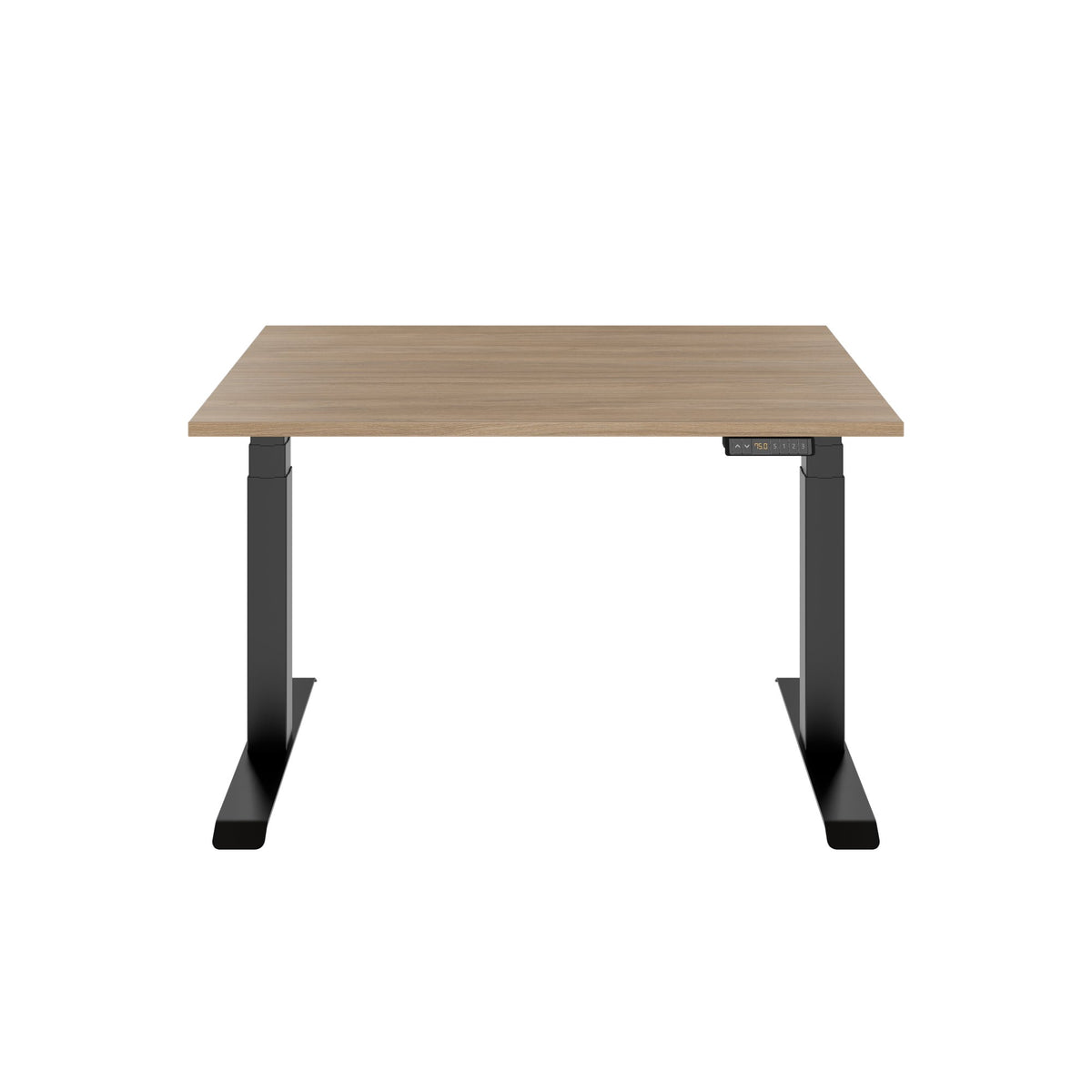 LORNA 2-Motoren-Schreibtisch | 1200 - 1800 mm, elektrisch höhenverstellbar, Bernsteineiche