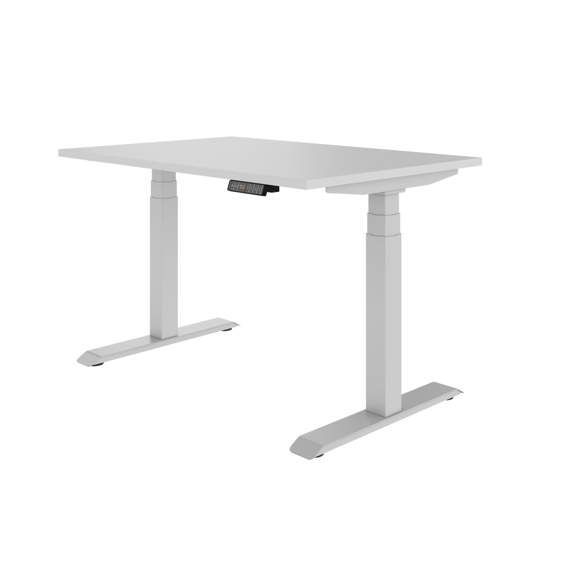 LORNA 2-Motoren-Schreibtisch | 1200 - 1800 mm, elektrisch höhenverstellbar, Perlgrau
