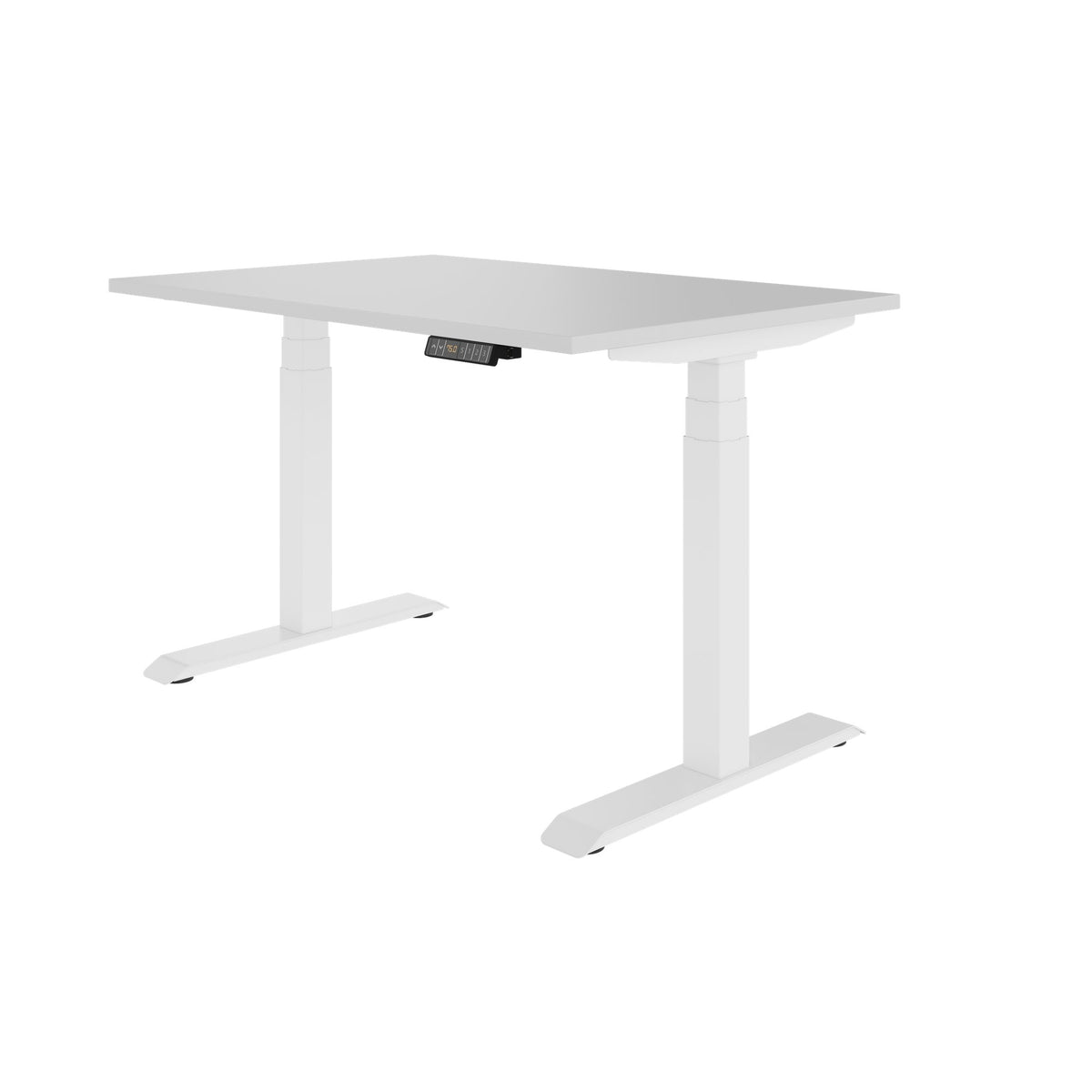 LORNA 2-Motoren-Schreibtisch | 1200 - 1800 mm, elektrisch höhenverstellbar, Perlgrau