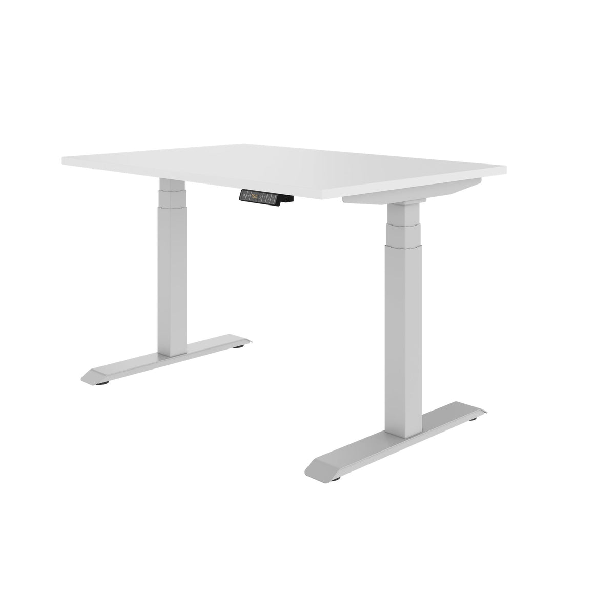 LORNA 2-Motoren-Schreibtisch | 1200 - 1800 mm, elektrisch höhenverstellbar, Weiß