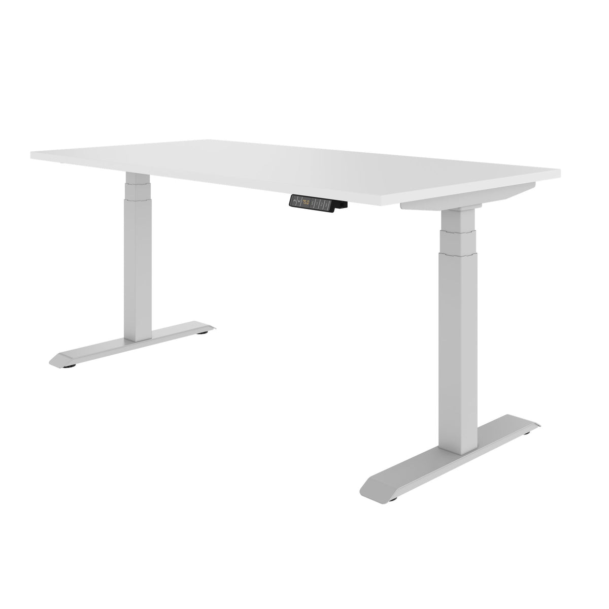 LORNA 2-Motoren-Schreibtisch | 1200 - 1800 mm, elektrisch höhenverstellbar, Weiß