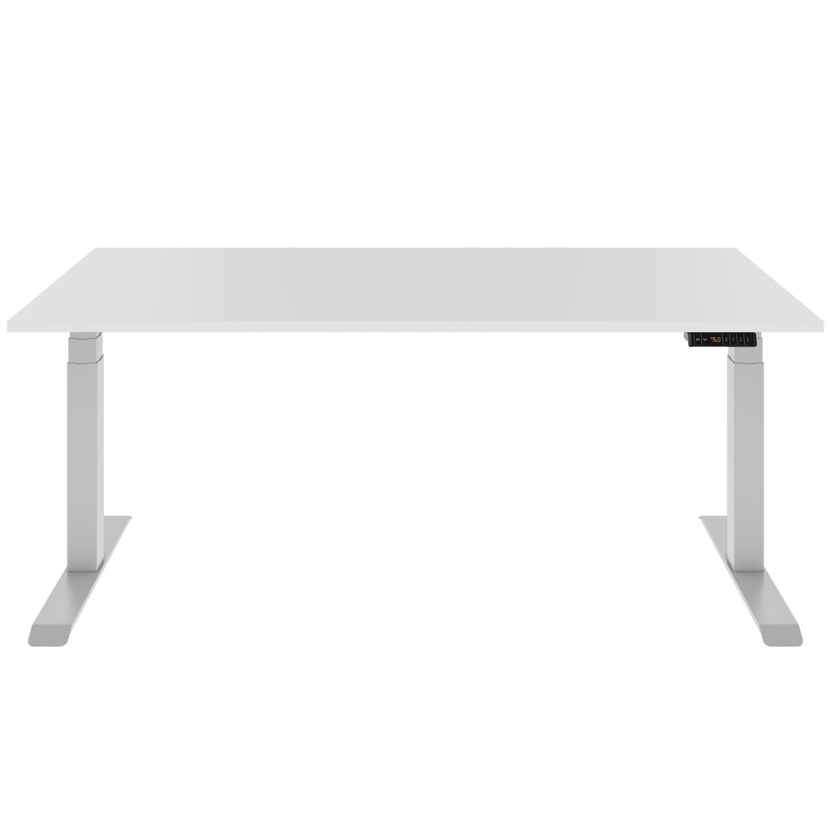 LORNA 2-Motoren-Schreibtisch | 1200 - 1800 mm, elektrisch höhenverstellbar, Weiß