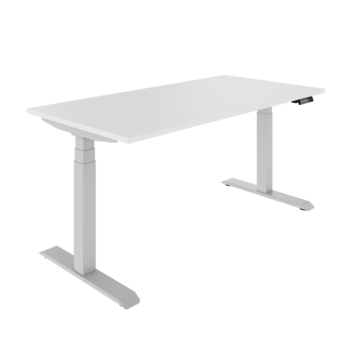 LORNA 2-Motoren-Schreibtisch | 1200 - 1800 mm, elektrisch höhenverstellbar, Weiß