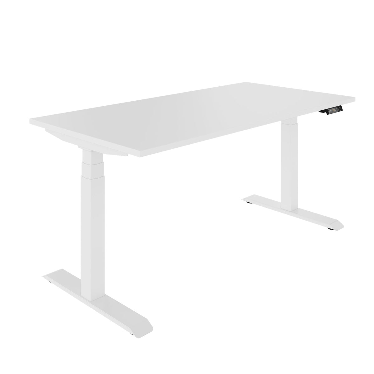 LORNA 2-Motoren-Schreibtisch | 1200 - 1800 mm, elektrisch höhenverstellbar, Weiß