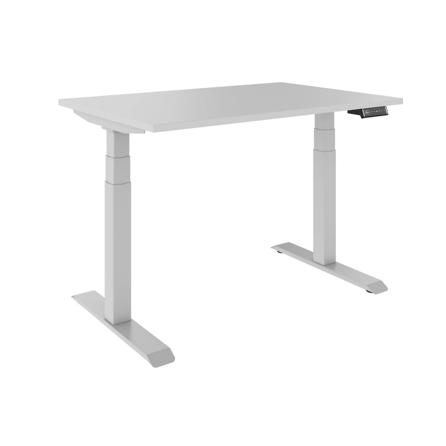 TELDRA 2.0, 2-motor desk | 1200 - 1800 mm, electrically height adjustable, pearl grey