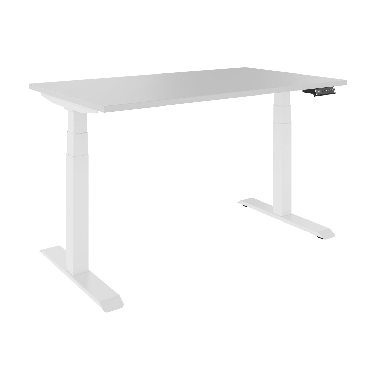 TELDRA 2.0, 2-motor desk | 1200 - 1800 mm, electrically height adjustable, pearl grey