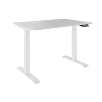 TELDRA 2.0, 2-motor desk | 1200 - 1800 mm, electrically height adjustable, pearl grey