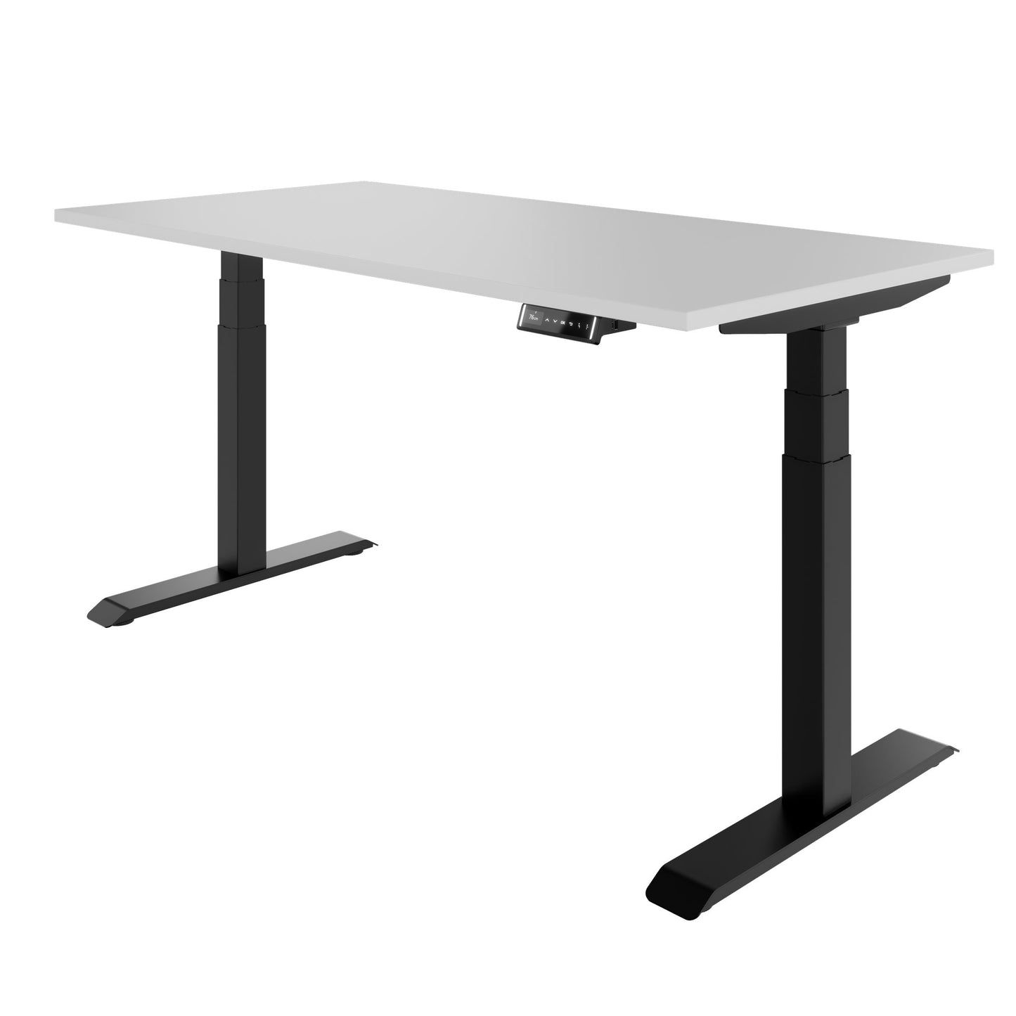 TELDRA 2.0, 2-motor desk | 1200 - 1800 mm, electrically height adjustable, pearl grey