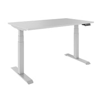 TELDRA 2.0, 2-motor desk | 1200 - 1800 mm, electrically height adjustable, pearl grey