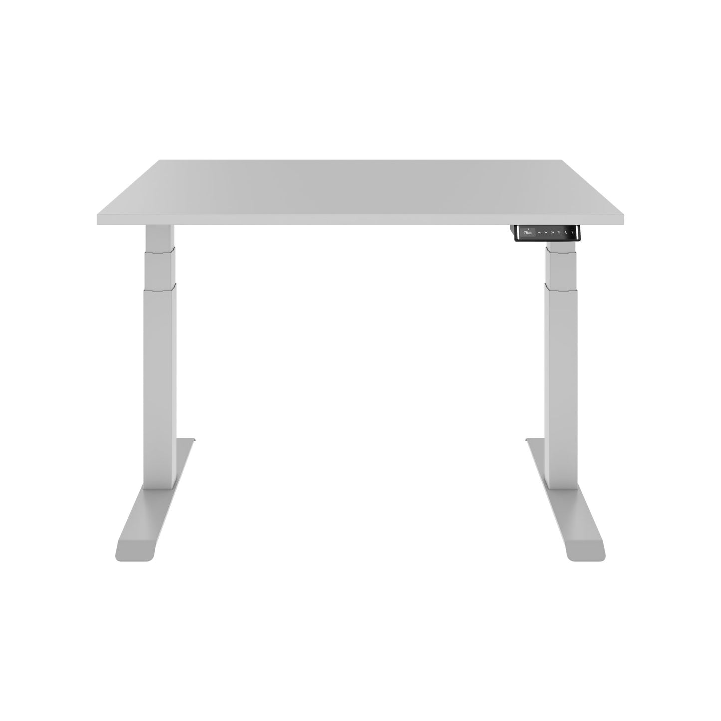 TELDRA 2.0, 2-motor desk | 1200 - 1800 mm, electrically height adjustable, pearl grey