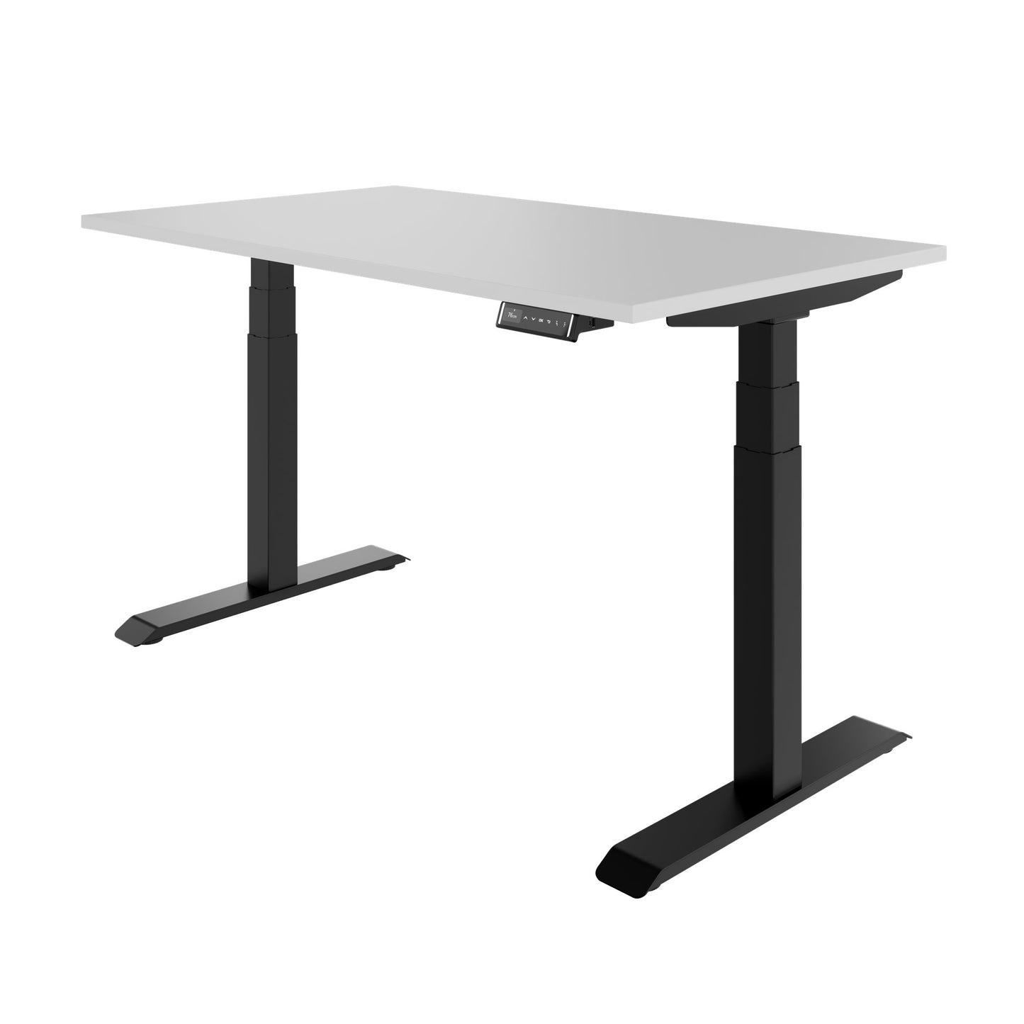 TELDRA 2.0, 2-motor desk | 1200 - 1800 mm, electrically height adjustable, pearl grey