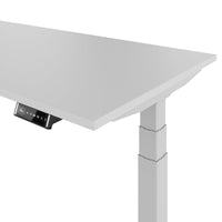 TELDRA 2.0, 2-motor desk | 1200 - 1800 mm, electrically height adjustable, pearl grey