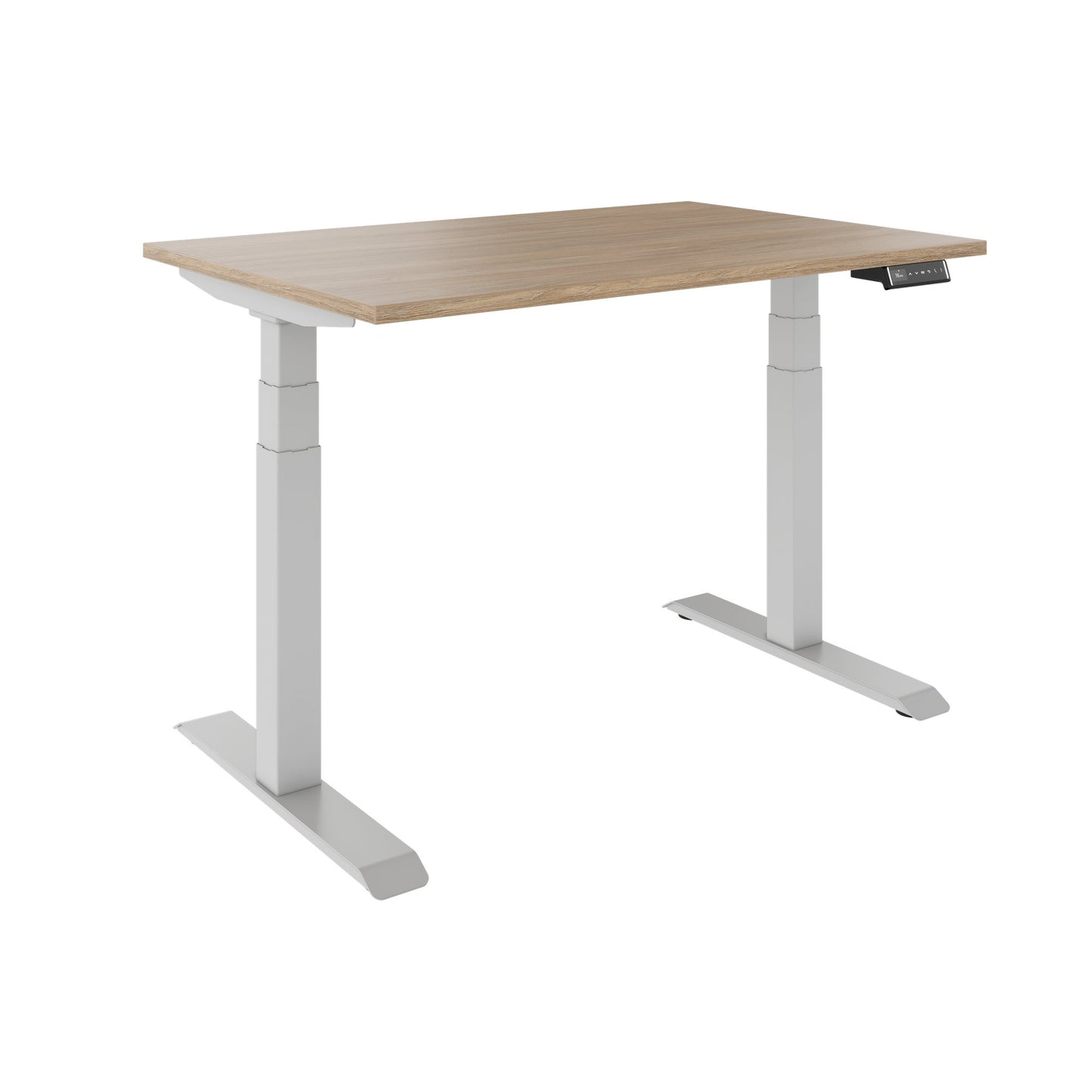 TELDRA Pro, 2-Motoren-Schreibtisch | 1200 - 2000 mm, elektrisch höhenverstellbar, Bernsteineiche