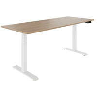 TELDRA 2.0, 2-motor desk | 1200 - 2000 mm, electrically height adjustable, amber oak