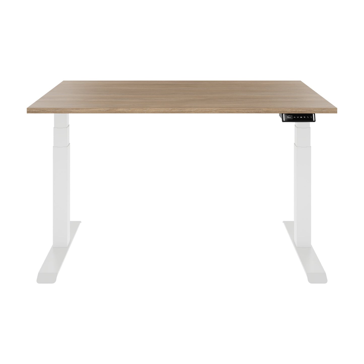 TELDRA 2.0, 2-motor desk | 1200 - 2000 mm, electrically height adjustable, amber oak