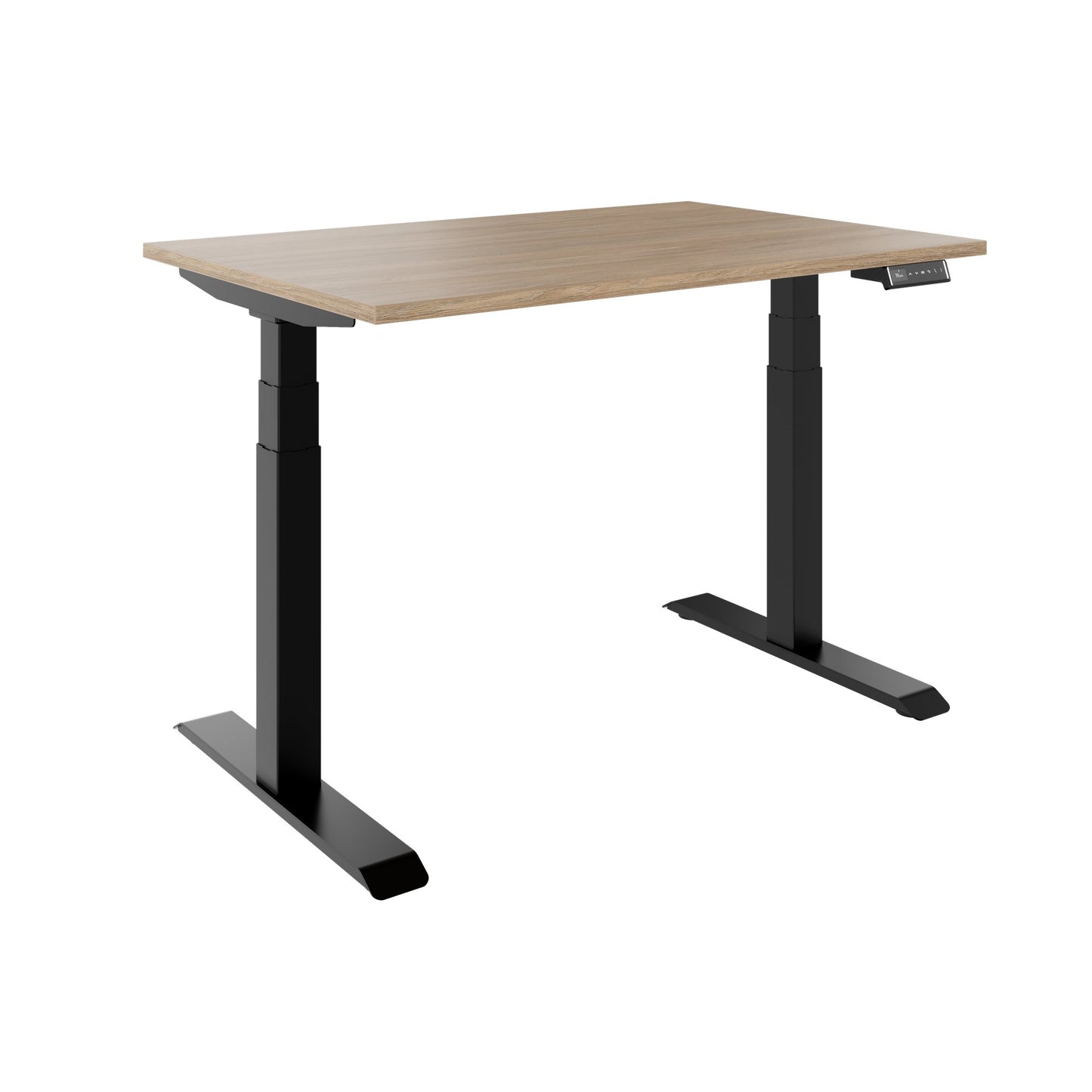TELDRA Pro, 2-Motoren-Schreibtisch | 1200 - 2000 mm, elektrisch höhenverstellbar, Bernsteineiche