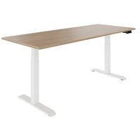 TELDRA Pro, 2-Motoren-Schreibtisch | 1200 - 2000 mm, elektrisch höhenverstellbar, Bernsteineiche