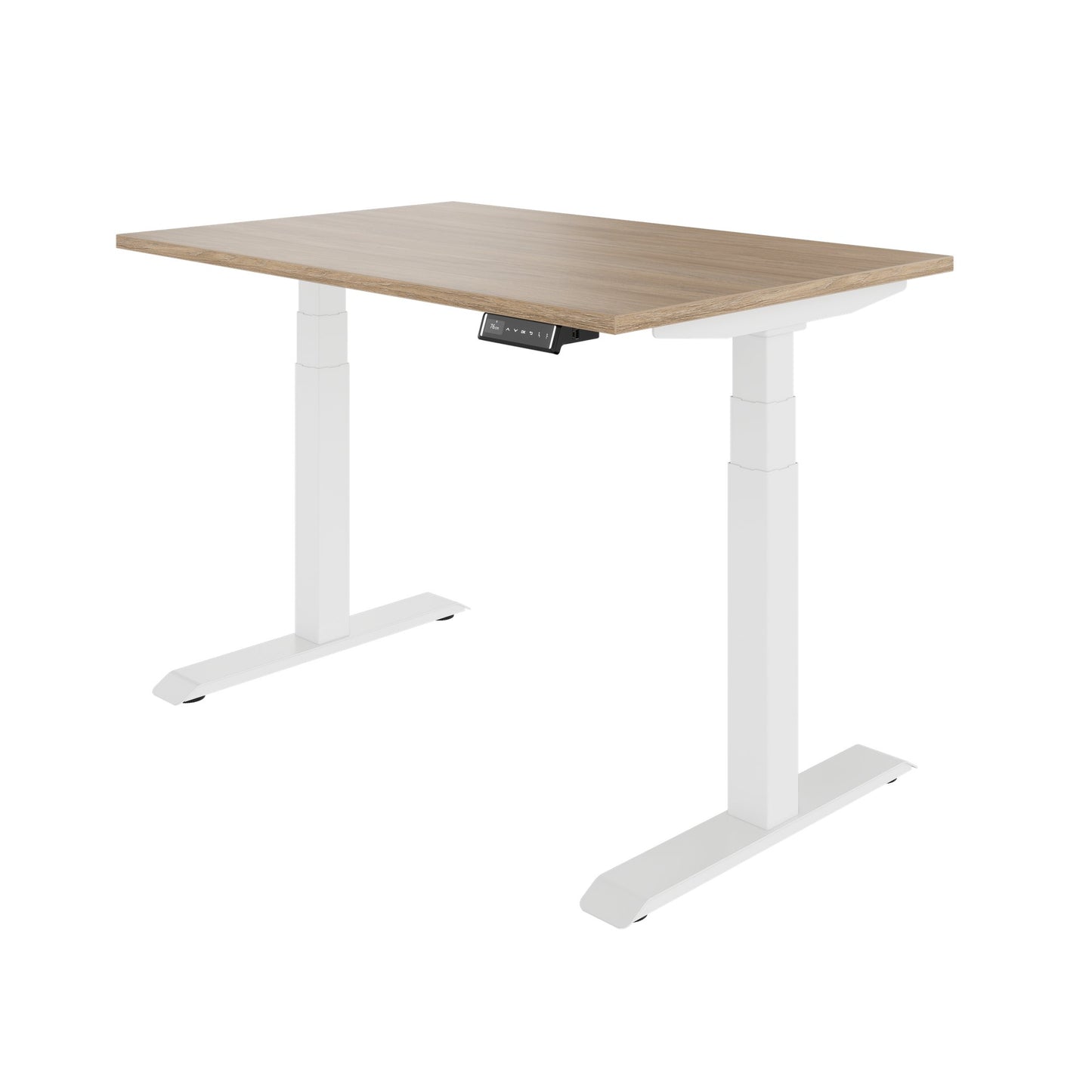 TELDRA Pro, 2-Motoren-Schreibtisch | 1200 - 2000 mm, elektrisch höhenverstellbar, Bernsteineiche