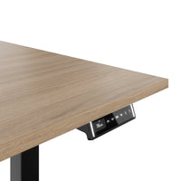 TELDRA 2.0, 2-motor desk | 1200 - 2000 mm, electrically height adjustable, amber oak