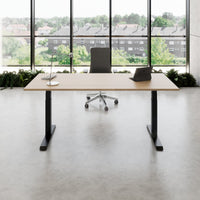 TELDRA 2.0, 2-motor desk | 1200 - 2000 mm, electrically height adjustable, amber oak