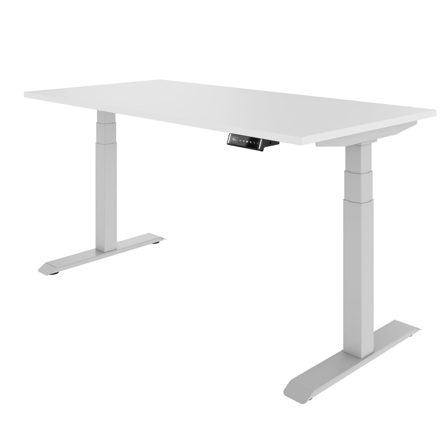 Teldra 2.0, 2-engine desk | 1200 - 2000 mm, electrically height adjustable, white