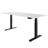 Teldra 2.0, 2-engine desk | 1200 - 2000 mm, electrically height adjustable, white