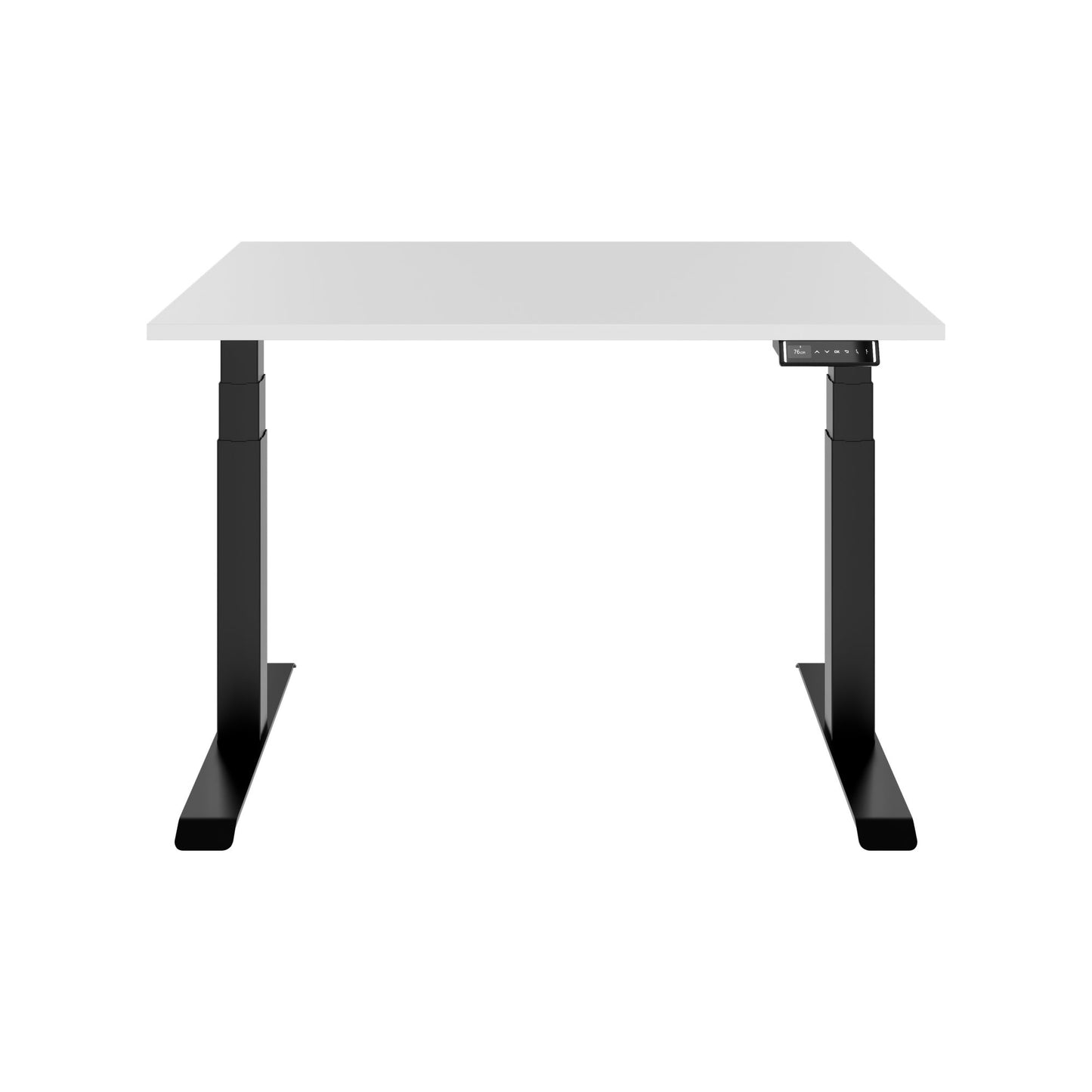 Teldra 2.0, 2-engine desk | 1200 - 2000 mm, electrically height adjustable, white